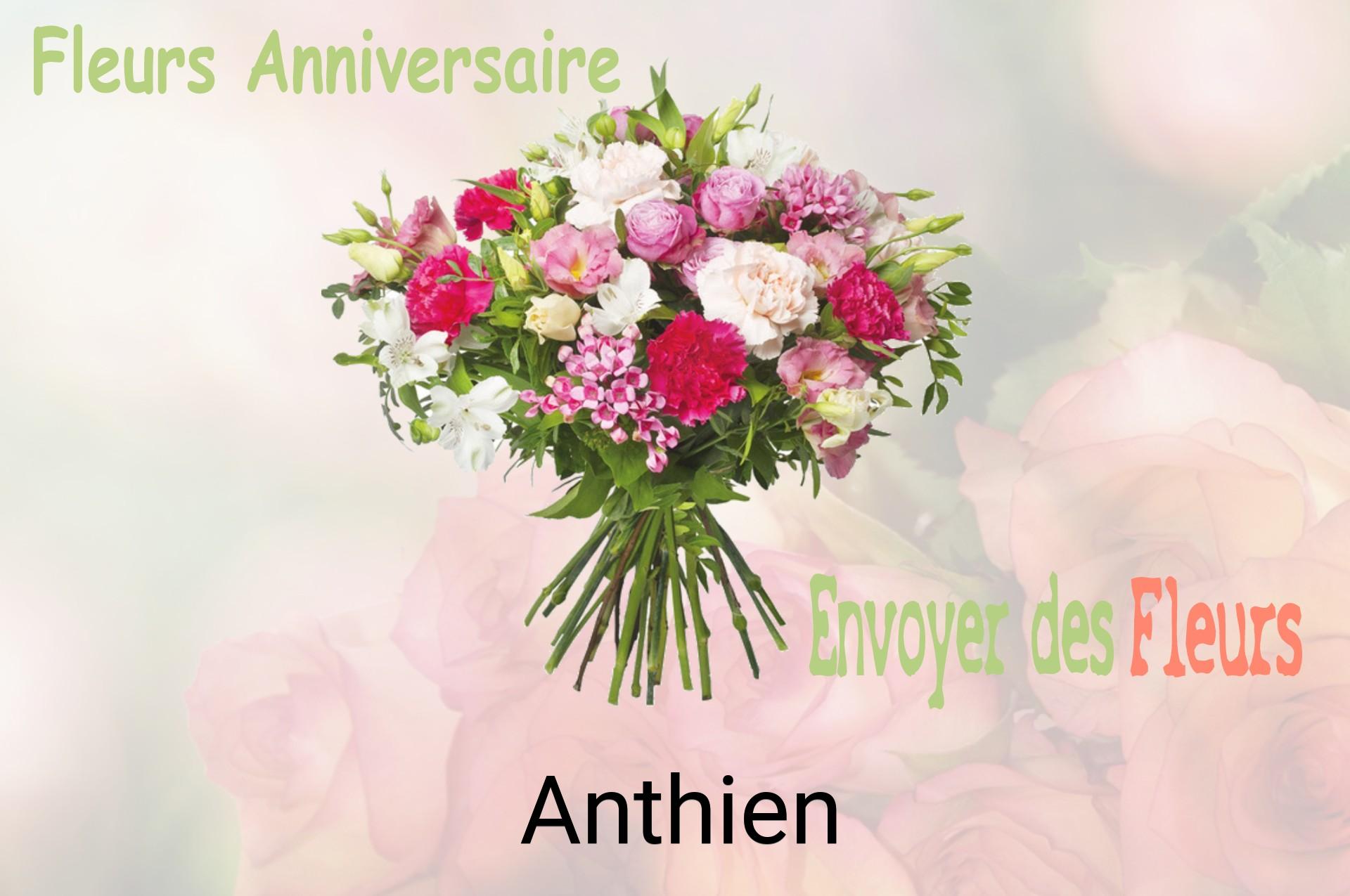 Bouquet de fleurs d’anniversaire livré à Anthien